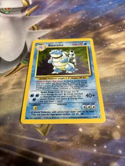 Pokemon TCG Blastoise Base Set Holo Unlimited Rare Card 2/102 WOTC NM - Image 5