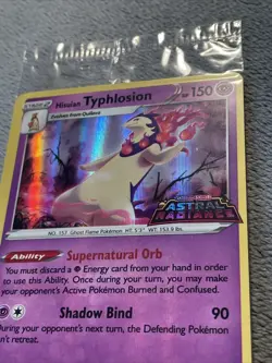 SEALED Hisuian Typhlosion 052/189 Astral Radiance Stamped Promo Pokemon Card - Image 3
