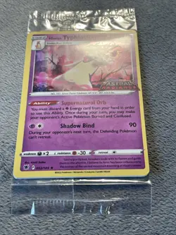 SEALED Hisuian Typhlosion 052/189 Astral Radiance Stamped Promo Pokemon Card - Image 4