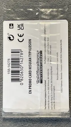 SEALED Hisuian Typhlosion 052/189 Astral Radiance Stamped Promo Pokemon Card - Image 5
