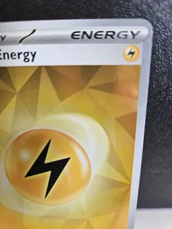 2025 Pokemon Lightning Energy 012 Prismatic Evolutions Cracked Ice Holo Card NM+ - Image 2