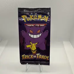 Pokemon 2022 Trick Or Trade Booster Packs Factory Sealed Three Card Pack - Image 1