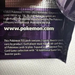 Pokemon 2022 Trick Or Trade Booster Packs Factory Sealed Three Card Pack - Image 3