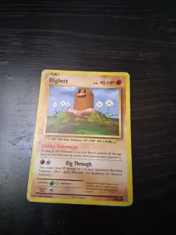 Diglett Pokemon card. Ability: Submerge/Dig Through. 2016 Pokemon. - Image 1