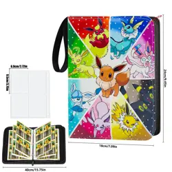 4 Pocket Card Binder, 50 Pages 400 Pockets Trading Card Binder, PU Waterproof - Image 2