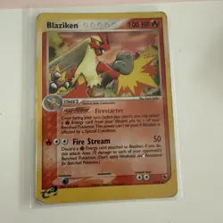 Pokemon TCG Blaziken Holo Rare Card 3/109 EX Ruby & Sapphire - Image 1