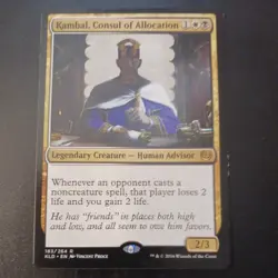 Mtg Kambal, Consul of Allocation LP Kaladesh Magic Commander Card - Image 1