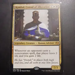 Mtg Kambal, Consul of Allocation LP Kaladesh Magic Commander Card - Image 1
