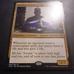 Mtg Kambal, Consul of Allocation LP Kaladesh Magic Commander Card - Image 2