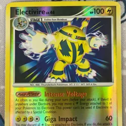 Electivire 3/130 Reverse Holo Rare Diamond & Pearl Base Set Pokemon Card NM/LP - Image 2