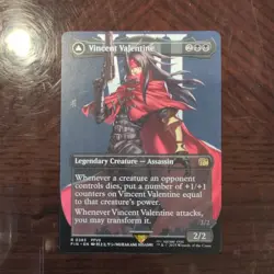 Vincent Valentine - Showcase -NM/M - Final Fantasy - MtG - R 0383 - Image 1