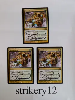 3x Abrupt Decay - Return to Ravnica - Signed by Artist Svetlin Velinov - MTG - Image 1