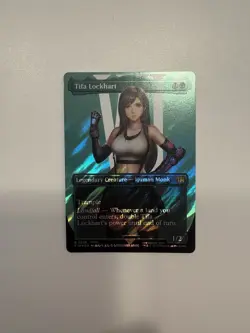 Tifa Lockhart (Borderless) (Surge Foil) Final Fantasy MTG Foil - Image 1