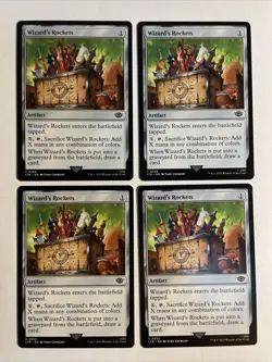 4x Mtg Lord Of The Rings Wizard‘s Rockets NM Magic The Gathering - Image 1