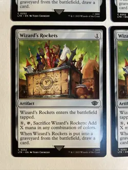 4x Mtg Lord Of The Rings Wizard‘s Rockets NM Magic The Gathering - Image 2