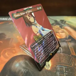 Yuna, Hope of Spira (Borderless) (Surge Foil) Final Fantasy MTG Foil - Image 2