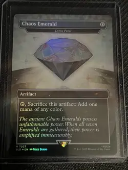 Chaos Emerald - Lotus Petal Set (Red, White, Blue) Sonic MTG Drop - Image 4