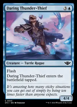 Daring Thunder-Thief #0041 MTG Outlaws of Thunder Junction (OTJ) Common M/NM - Image 1
