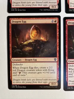 4x Mtg Commander Legends Dragon Egg NM/M Magic The Gathering - Image 2