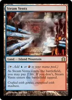 MTG NM English Steam Vents - Return to Ravnica - *NM* Near Mint MTG - Image 1