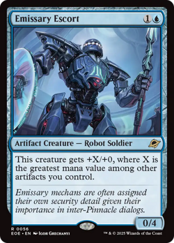 x1 Emissary Escort EOE Edge of Eternities MTG 56 M/NM 1x - Image 1