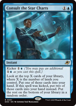 x1 Consult the Star Charts EOE Edge of Eternities MTG 51 M/NM 1x - Image 1