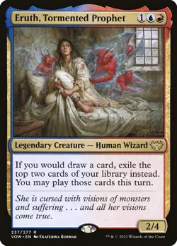 Eruth, Tormented Prophet #237/277 MTG Innistrad: Crimson Vow Rare NM - Image 1