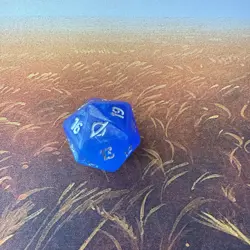 Space Blue Die MTG Edge of Eternities SpinDown Life Counter D20 32mm Spin Down - Image 2