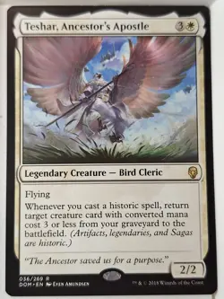 Teshar, Ancestor's Apostle - Dominaria - Magic the Gathering MTG Nice! - Image 1
