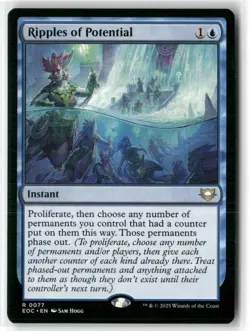 Ripples Of Potential Commander: Edge of Eternities MAGIC MTG NM - Image 1
