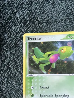 Treecko - 016 - Pokemon Wizards Black Star Promo Card Holo NM 🌀 Swirl - Image 2