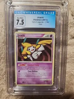 Pokemon PSA 7.5 NM-MT Jirachi 11/95 Call of Legends Holofoil Rare 2011 Holo - Image 1