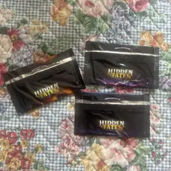 Lot Of 3 Pokemon Sun & Moon Hidden Fates Booster Packs Factory Sealed - Image 2