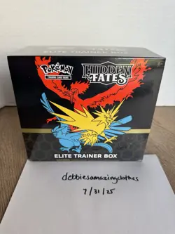 Pokemon Hidden Fates Elite Trainer Box ETB- BRAND NEW Sealed Pokemon TCG! - Image 1
