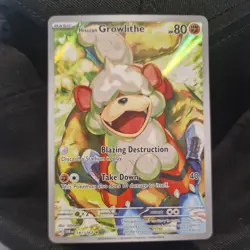 Hisuian Growlithe 181/167 - Full Art Pokemon - Twilight Masquerade - Image 3