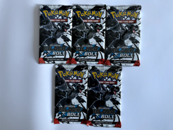 x5 Pokemon TCG Black Bolt Booster Packs x 5 & New Factory Sealed - Image 1