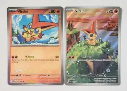 Victini SVP 208 Pokemon Black Bolt & White Flair Illustration Rare Promo & Pokeb - Image 1