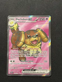Pokemon Stellar Crown - Dachsbun Ex - 160/142 - Full Art Rare - M/NM - Image 2