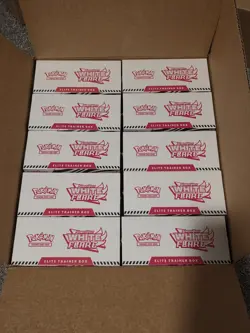 BRAND NEW! Pokemon White Flare ETB Elite Trainer Box - (LOT OF 10) - Image 1