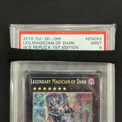 PSA 9 YuGiOh LEGENDARY DRAGON OF WHITE / LEGENDARY MAGICIAN OF DARK set of 2 - Image 2