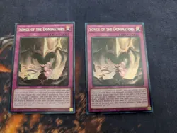 x2 Yugioh Songs Of The Dominators ALIN-EN078 1st Edition Secret Rare LP - Image 1