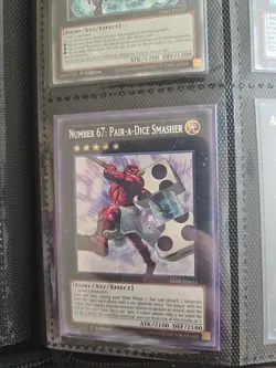 Yugioh Number 67: Pair-a-Dice Smasher BLRR-EN031 Battles of Legend 1st Ed Nm - Image 1