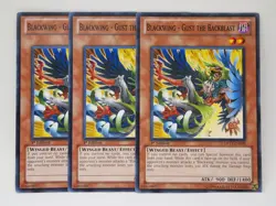 3x (LP) Blackwing - Gust the Backblast - DP11-EN009 - Common - 1st YuGiOh - Image 1