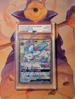 PSA 10 Sylveon GX Shiny Full Art SSR 238/150 SM8b Ultra Shiny GX Japanese Card - Image 1