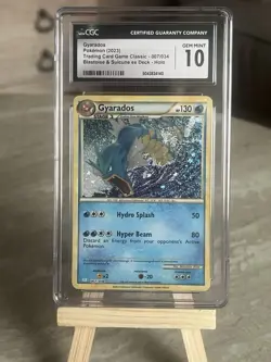 Gyarados CLB 007/034 Pokemon Card - CGC 10 GRADED GEM MINT - TCG Classic - Image 1