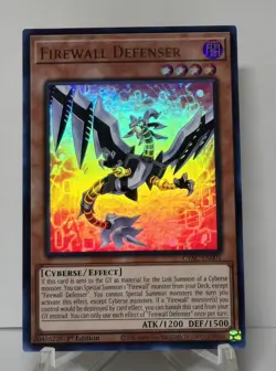 Firewall Defenser CYAC-EN001 1st Edition Ultra Rare Yugioh TCG Card NM/M - Image 1