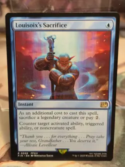 R 0059 Louisoix's Sacrifice NM Rare FFXIV Final Fantasy MTG Card FIN Instant - Image 1