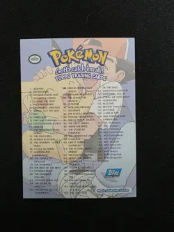 CHECKLIST - TOPPS MOVIE ANIMATION - FOIL - POKEMON CARD - Image 2