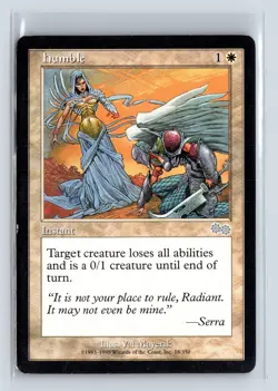 HUMBLE - MTG Magic the Gathering Card - Urza's Saga - Uncommon - Image 1