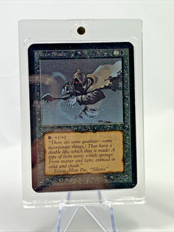 ALPHA - Frozen Shade - Played MTG Magic the Gathering 1993 Card in Holder - Image 1